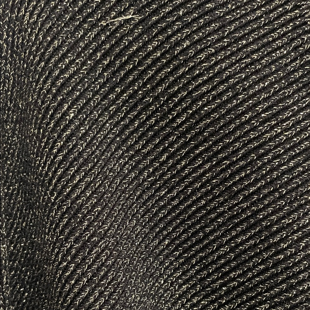 Gianni Bini Alston Black Silver Long Sleeve Sweater Mini Dress - Picture 4 of 5